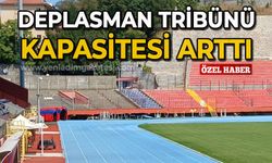 Deplasman tribünü kapasitesi arttı