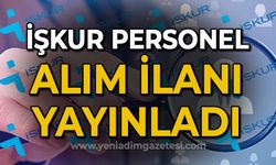 İŞKUR personel alım ilanı yayınladı