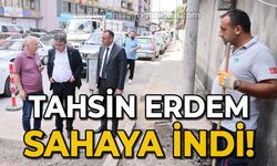 Tahsin Erdem sahaya indi: Çalışmaları inceledi