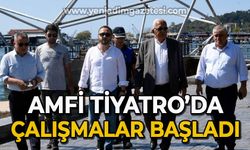 Amfi Tiyatro'da çalışmalar başladı