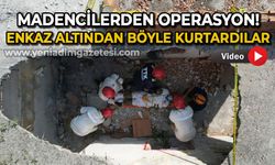 Madencilerden operasyon: Enkaz altında yaralıyı böyle kurtardılar!