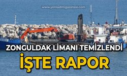 Zonguldak Limanı temizlendi: İşte rapor