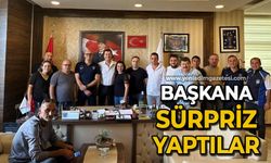 Başkan Erol Acar’a personeli sürpriz yaptı