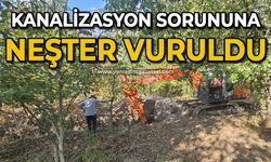 Kanalizasyon sorununa neşter vuruldu