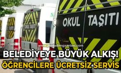 Belediyeye büyük alkış: Öğrencilere ücretsiz servis