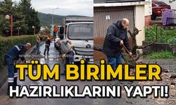 Sağanak yağışa karşı tüm birimler hazırlıklarını yaptı!