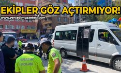 Zonguldak’ta emniyet ve jandarma ekiplerinin yoğun denetimleri sürüyor