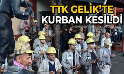 TTK Gelik'te kurban kesildi