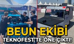 BEUN ekibi Teknofest'te öne çıktı!