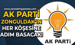 AK Parti Zonguldak'ın her köşesine adım basacak!