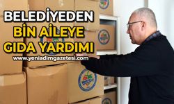 Belediyeden bin aileye gıda yardımı