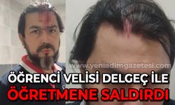 Öğrenci velisi delgeç ile öğretmene saldırdı