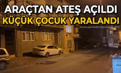 Araçtan ateş açıldı, küçük çocuk yaralandı!