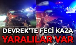 Devrek'te feci kaza: 3 kişi yaralandı