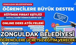 Zonguldak Belediyesi öğrencilere ücretsiz eğitim verecek