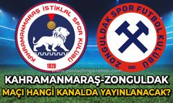 Kahramanmaraş İstiklalspor- Zonguldakspor FK   maçı ne zaman ? Saat kaçta, Hangi kanalda?