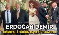 Erdoğan Demir görkemli düğün törenine katıldı