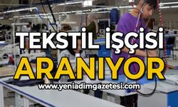 Tekstil işçisi aranıyor