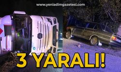 Trafik kazaları art arda geldi: 3 yaralı