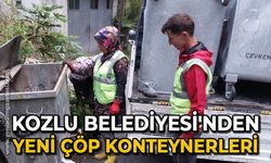 Kozlu Belediyesi'nden mahallelere yeni çöp konteynerleri