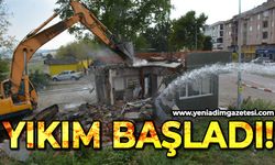 Kentsel sorun çözüldü: Binaların yıkımına başlandı