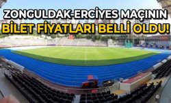 Zonguldakspor - Erciyes 38 FK maçı bilet fiyatları belli oldu