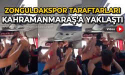 Zonguldakspor taraftarları Kahramanmaraş'a yaklaştı