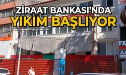 Ziraat Bankası'nda yıkım başlıyor