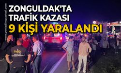 Zonguldak'ta trafik kazası: 9 yaralı