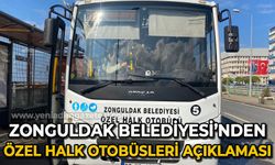 Zonguldak Belediyesi'nden Özel Halk Otobüsleri açıklaması