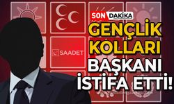 Gençlik Kolları Başkanı istifa etti!