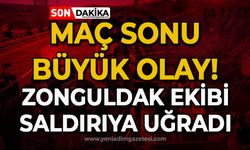 Maç sonu büyük olay: Zonguldak ekibi saldırıya uğradı