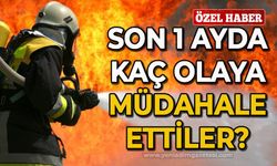 Son bir ayda kaç olaya müdahale ettiler?