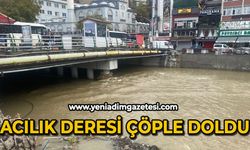 Acılık Deresi çöple doldu