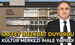 Saffet Bozkurt duyurdu: Alaplı Kültür Merkezi'nin ihalesi yapıldı