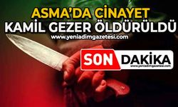 Asma’da cinayet: Kamil Gezer öldürüldü!