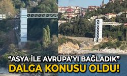 Tersane'deki üst geçit dalga konusu oldu: "Asya ile Avrupa'yı bağladık!"