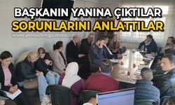 Başkanın yanına çıktılar, sorunlarını anlattılar