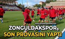 Zonguldakspor son provasını yaptı