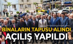 Binaların tapusu alındı: Açılış gerçekleştirildi