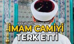 İmam camiyi terk etti