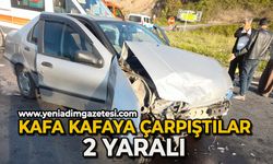 Kafa kafaya çarpıştılar: 2 yaralı