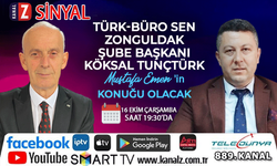 Sinyal 16 Ekim Çarşamba günü KANAL Z'de