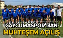 Çaycumaspor’dan muhteşem açılış