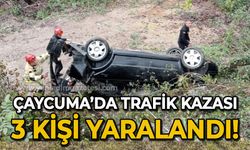 Çaycuma’da trafik kazası; 3 kişi yaralandı