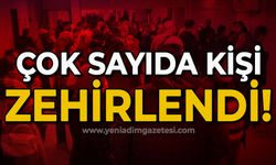 Acil servisler doldu taştı: Çok sayıda kişi zehirlendi!