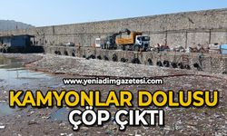 Kamyonlar dolusu çöp çıktı