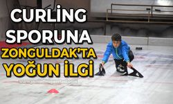 Curling sporuna Zonguldak'ta yoğun ilgi