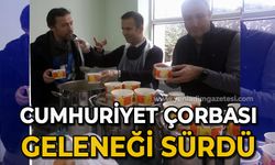 Cumhuriyet Çorbası geleneği sürdürüldü