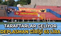 Taraftarlar geliyor: Deplasman tribün girişi 65 lira